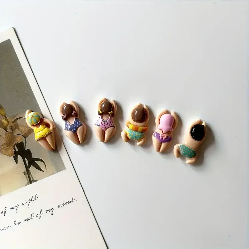 Набір магнітів на холодильник у формі дівчат у купальниках – ABS пластик, 11 шт Київ - фото 2