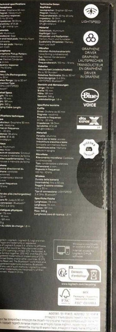 Навушники Logitech G Pro X 2 Lightspeed Wireless. Харків - фото 4