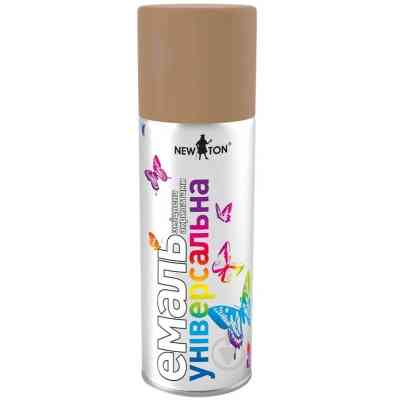 Аэрозольная краска для автомобиля New Ton універсальна 1040 сіро-бежев МАТ, в аер. упаков (000023348) Винница