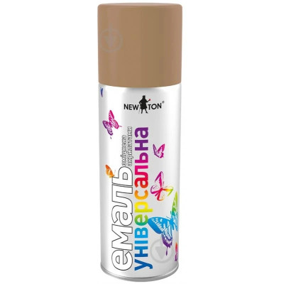 Аэрозольная краска для автомобиля New Ton універсальна 1040 сіро-бежев МАТ, в аер. упаков (000023348) Винница - изображение 1