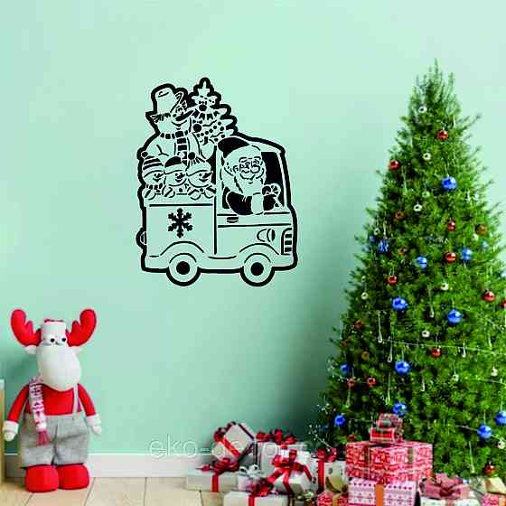 Декоративное настенное Панно «Новый год», Декор на стену 90*68 см Киев