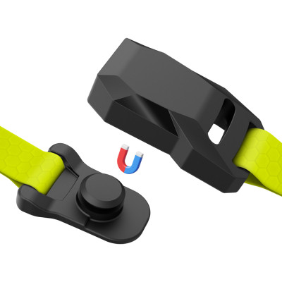 Ошейник для животных WAUDOG Magnet c QR паспортом, магнитная пряжка-фастекс S лимонный (279426) Винница - изображение 3