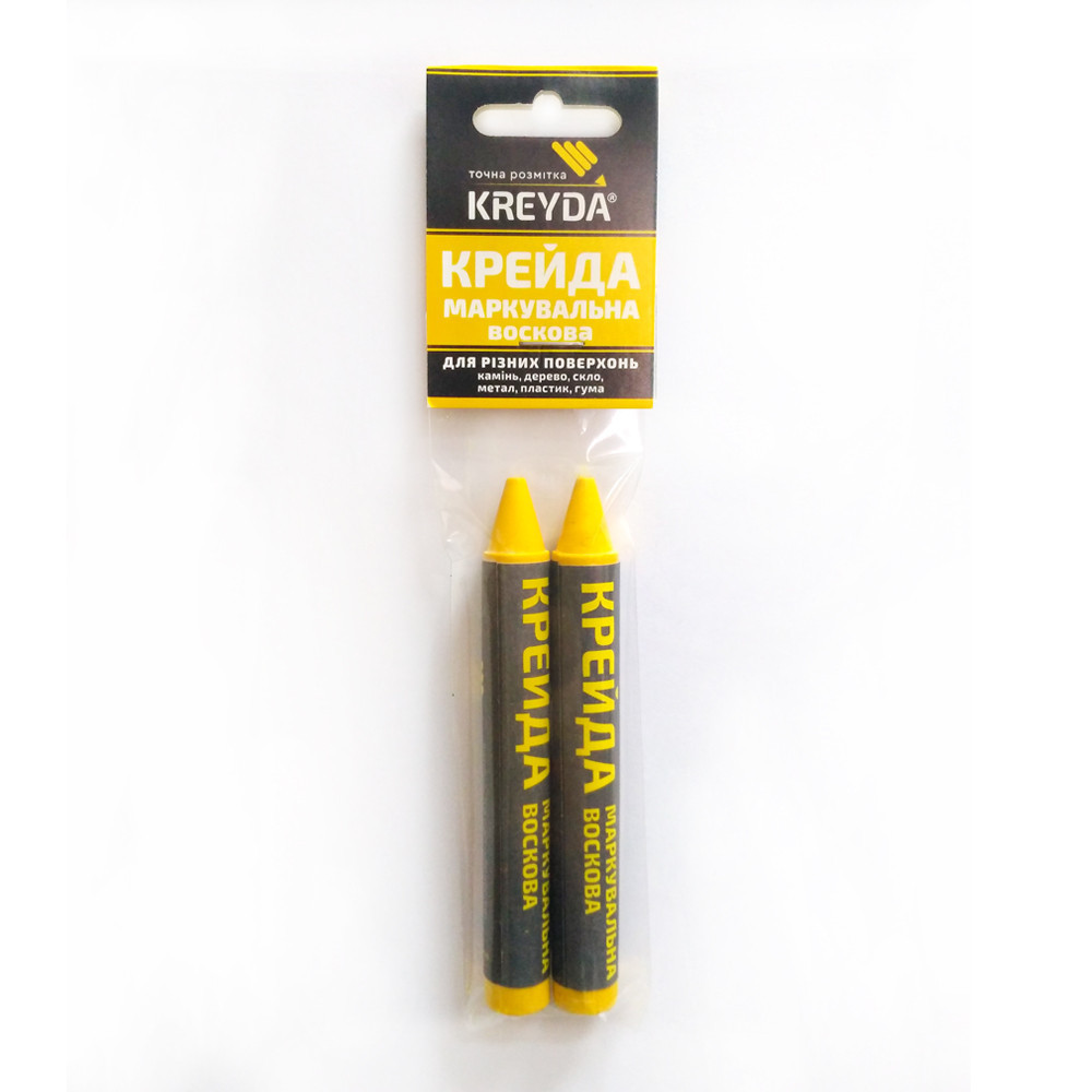Мел восковой для маркировки Универсальный (2шт), желтый Павлоград - изображение 2