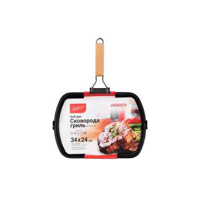 Сковорода Ardesto Gemini Baceno Grill 34х24 см (AR1934GF) Винница