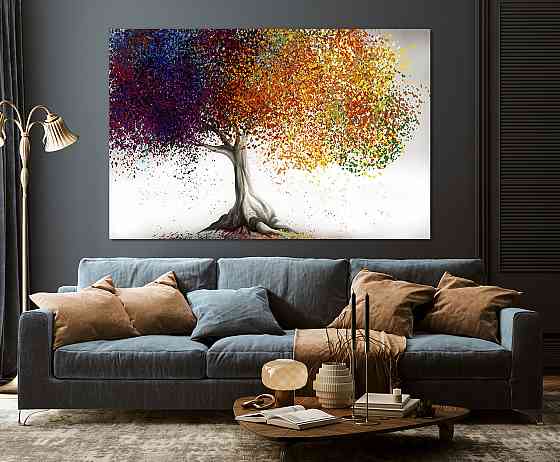 Картина холст в гостиную / спальню   Осінній пейзаж    MLP_342 70x140 см Киев