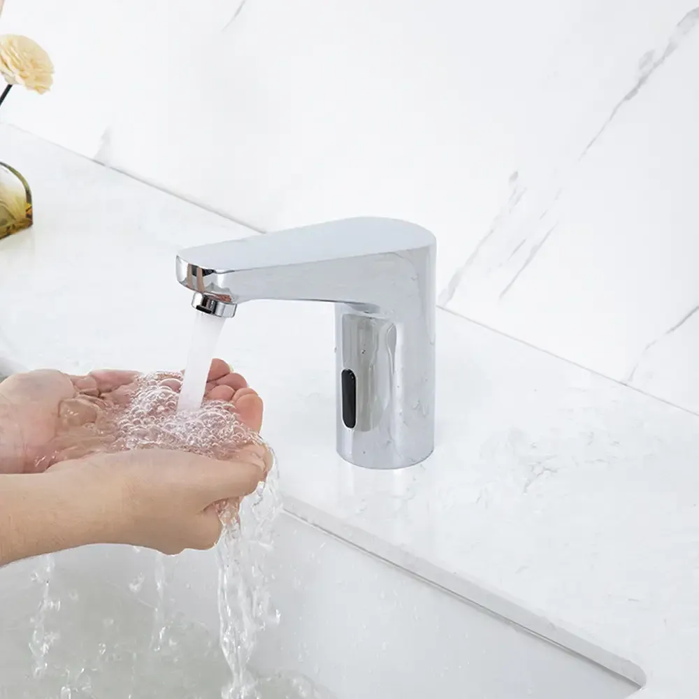 Сэнсорный смеситель для умывальника FRAP F513-1,хром Киев - изображение 6