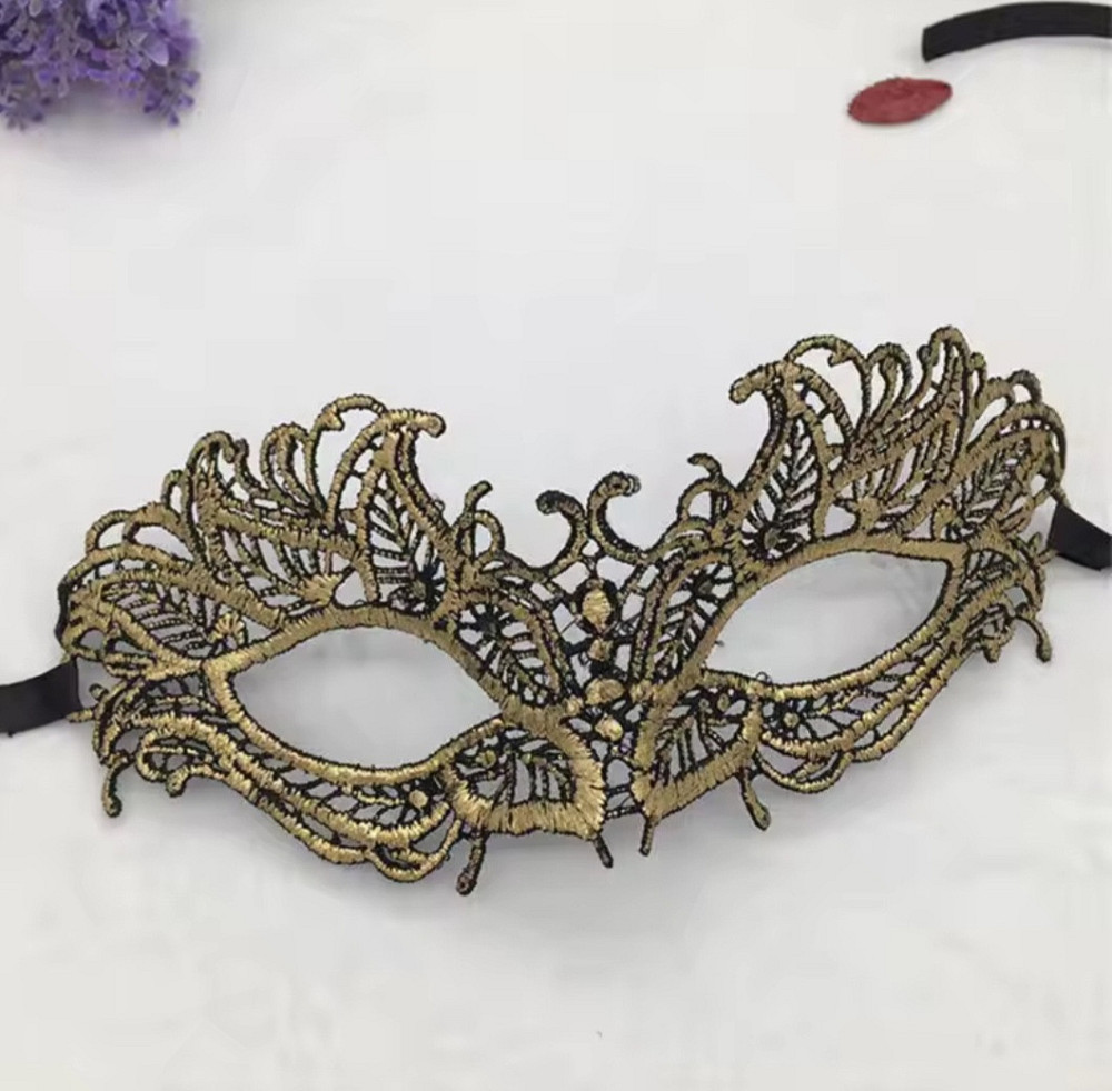 Маска із мережива one size золотистий Київ - фото 1