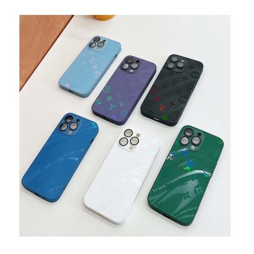 Чохол для смартфона AG Glass Gradient LV Frame for Apple iPhone 12 Cangling Green Київ - фото 3