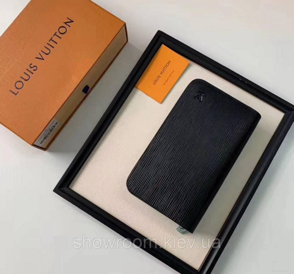 Чоловічий бреновий клатч барсетка LV (2012) black Київ - фото 4
