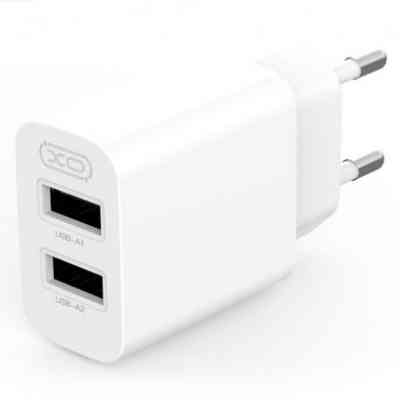 Зарядний пристрій XO L109 12W (2USB/2.4A) + USB - Lightning White (XO-L109-L) Вінниця