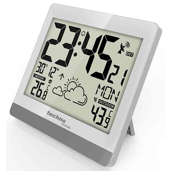 Часы настенные Technoline WS8119 White (WS8119) Винница