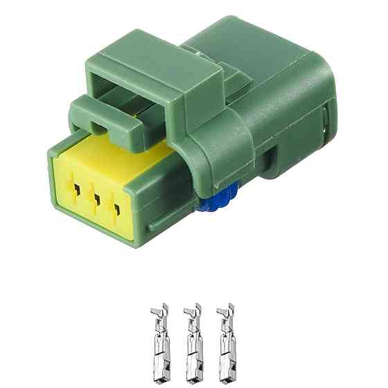 Роз'єм конектор 3-кон., Дат, Распредвала, Корректор Фар, 211PC032S5049, FCI (Delphi) Франция Renault 40609 Київ