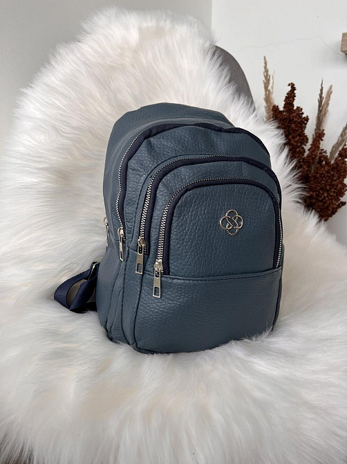 Рюкзак класический синий молодежный женский подростковый Киев - изображение 7