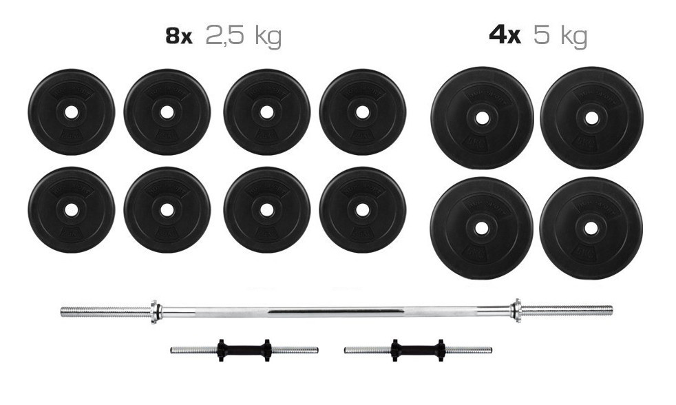 Скамья для жима 7F L310 + Штанга 50 кг + Гантели 2*21 кг комплект набор для силовых тренировок Киев - изображение 3