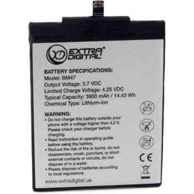 Акумуляторна батарея Extradigital Xiaomi Redmi 3 (BM47) 3900 mAh (BMX6451) Вінниця