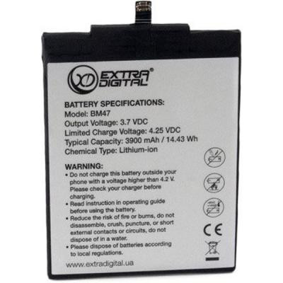 Акумуляторна батарея Extradigital Xiaomi Redmi 3 (BM47) 3900 mAh (BMX6451) Вінниця - фото 1