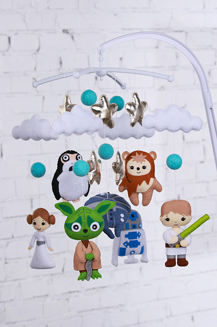 Мобіль на ліжечко WoollyFox «Зоряні війни» Київ - фото 1