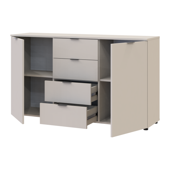 Комод в спальню Doros Рон 5 140х38х81 см Кашемир (DRS-011456) Днепр