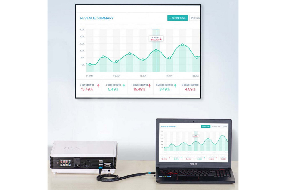 Плоский HDMI-кабель Vention 1.5 м, черный Киев - изображение 2