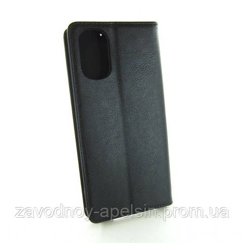 Чехол книжка Motorola Moto G22 Кожаный (черный) Одесса - изображение 2