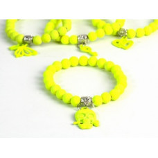 Желтый браслет на руку бусы Киев - изображение 1