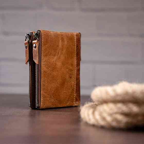 Кошелек мужской Vintage 14684 Cветло-коричневый Киев