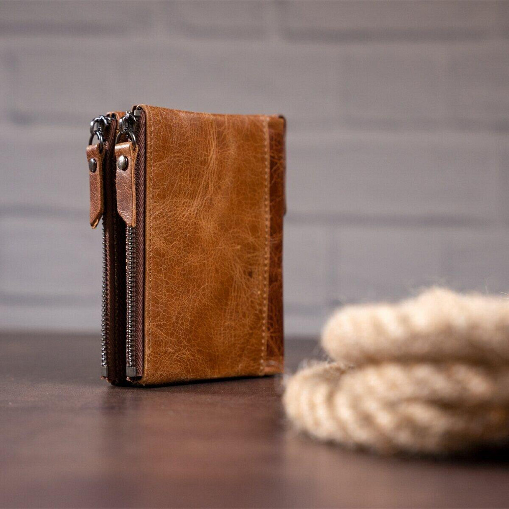 Кошелек мужской Vintage 14684 Cветло-коричневый Киев - изображение 4