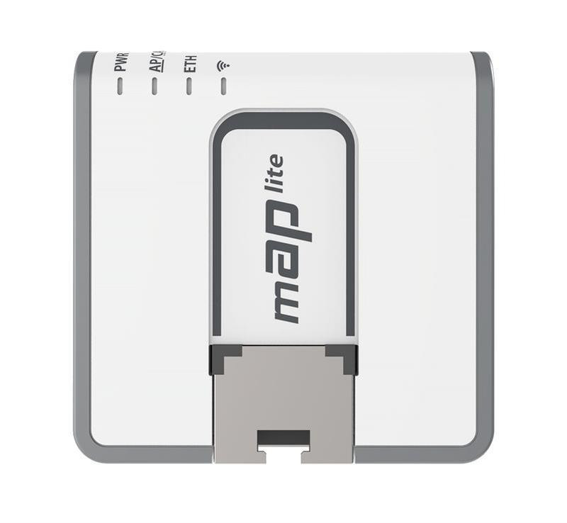 Точка доступу Mikrotik mAP lite (RBMAPL-2ND) (1x10/100 Ethernet ports, 1.5 dBi) Зовнішній адаптер живлення, Харьков - изображение 2