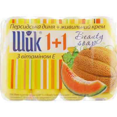 Тверде мило Shik 1 + 1 Персидська диня і Живильний крем 4 х 90 г (4820023362420) Вінниця