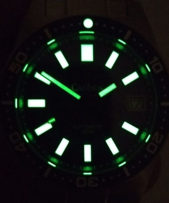 Часы Cadisen Submariner NH35 38mm дайвер. Киев - изображение 3