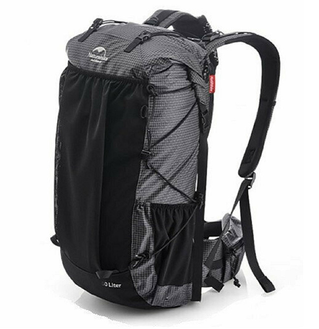 Рюкзак туристичний Naturehike Rock NH20BB113, 40+5 л, чорний Київ - фото 1