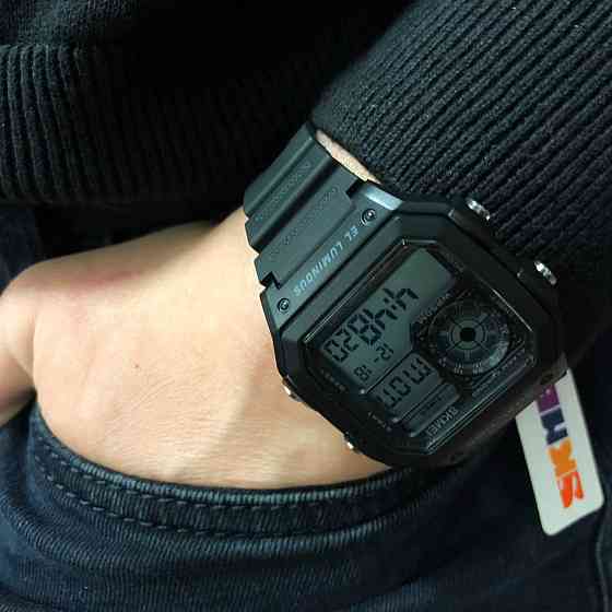 Годинники кварцові армійські SKMEI 1299BK, Армійський годинник протиударний, Годинники MI-629 спортивні спорт Київ