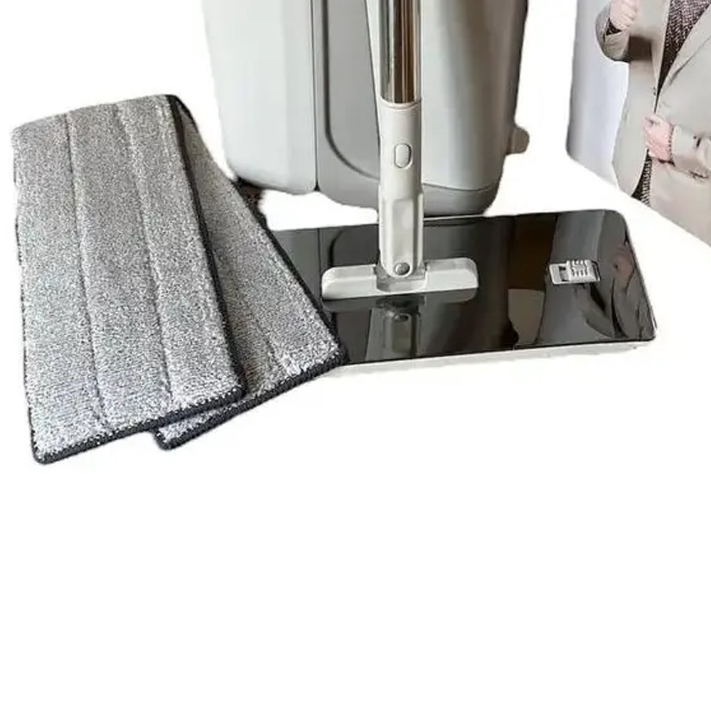 Швабра с отжимающим ведром 12 литров R1 швабра лентяйка с ведром Одесса - изображение 3