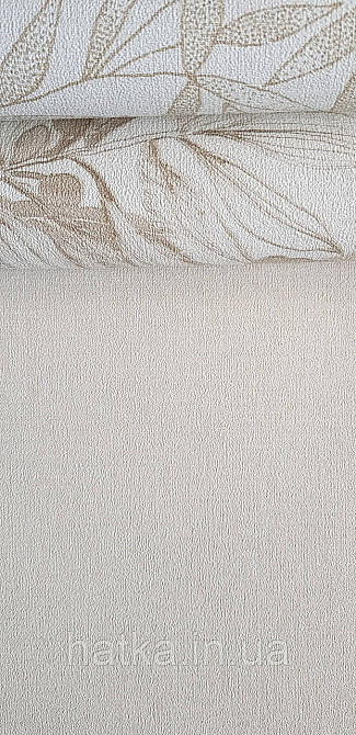 Шпалери вінілові на флізеліні метрові Rasch Novella 1,06х10 однотонні матові структурні пісочні Київ - фото 1