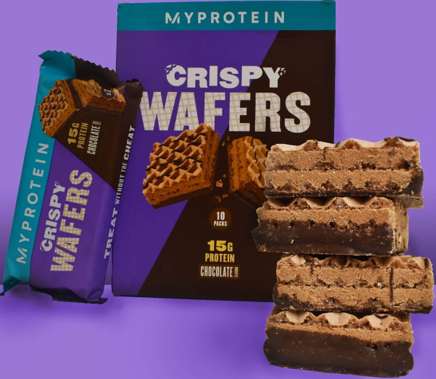 Протеиновые вафли Myprotein Crispy Wafers 10x42g шоколад Киев - изображение 1