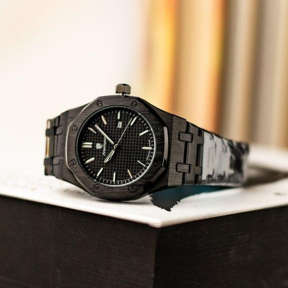 Мужские наручные часы Poedagar Morion (Черные) Винница - изображение 5