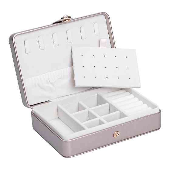 Еко-шкатулка для прикрас 16×11 см золотистого кольору Київ