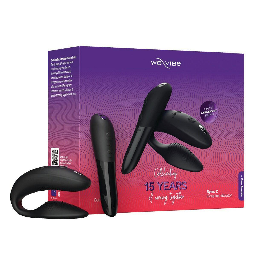 Подарунковий набір We-Vibe 15 Year Anniversary Collection, смарт-вібратор для пар + віброкуля Sex Aura Київ - фото 1