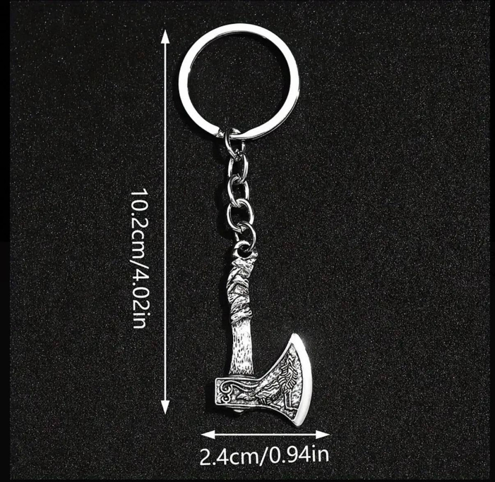 Брелок сокира вікінгів – скандинавський оберіг, метал Київ - фото 4