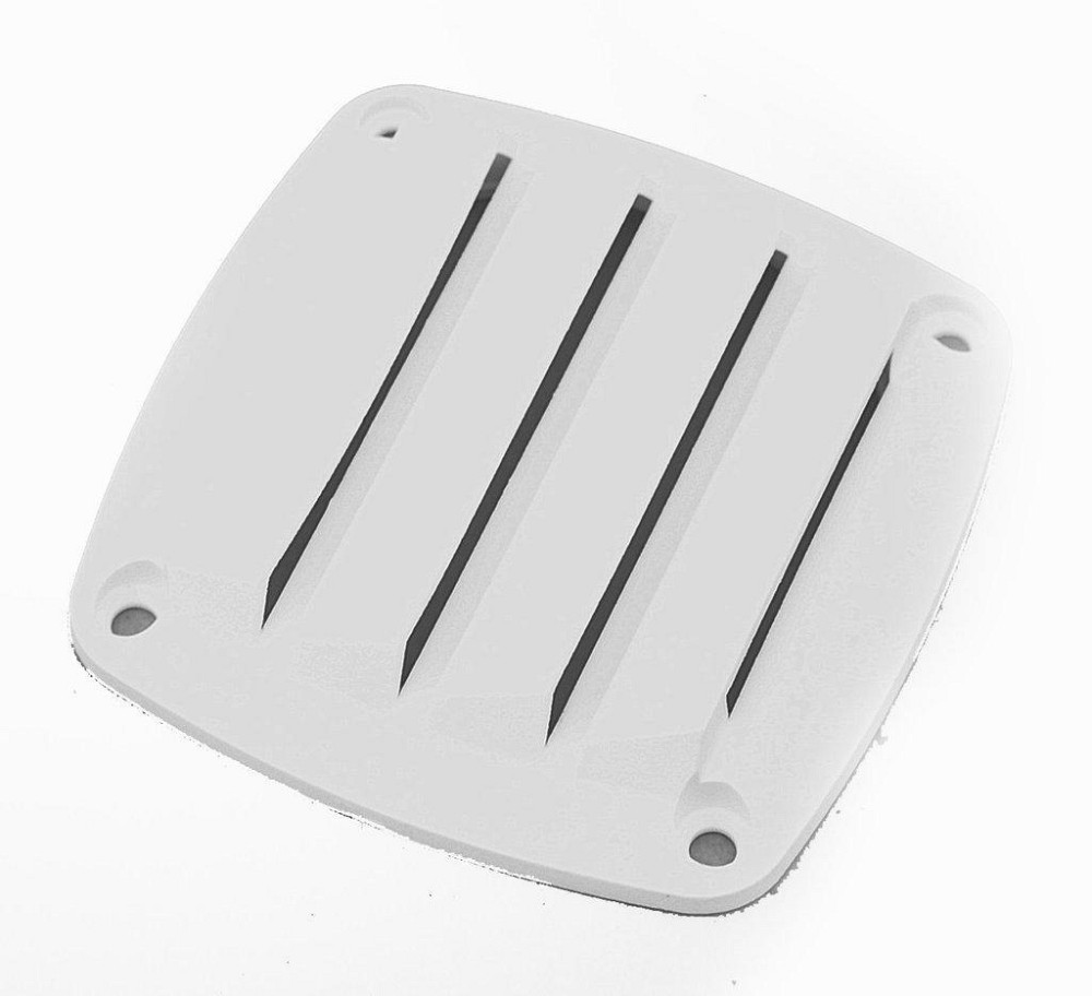 Решётка Вентиляционная Белый Пластик 76Х76Мм для лодок катеров яхт Киев - изображение 1