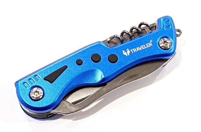Мультитул швейцарский нож Traveler M307 с фонариком Днепр - изображение 5