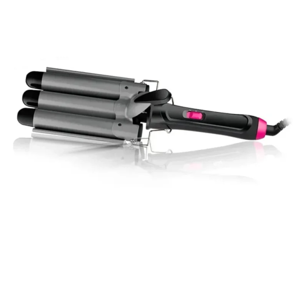 Плойка-волна 97 Вт, нагрев до 200°C, вращающийся шнур, индикатор работы, подставка, быстрый стайлинг волос Одесса - изображение 4