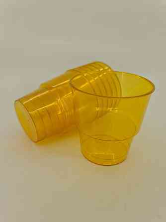 Склянка склоподібна (без ніжки) 200 гр жовтогарячий 36Х25 (25 шт.) Харків
