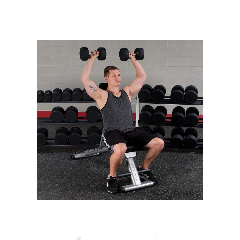 Гантельный ряд со стойкой Profi NE-PS-222-022 от 1 кг до 10 кг Винница - изображение 4