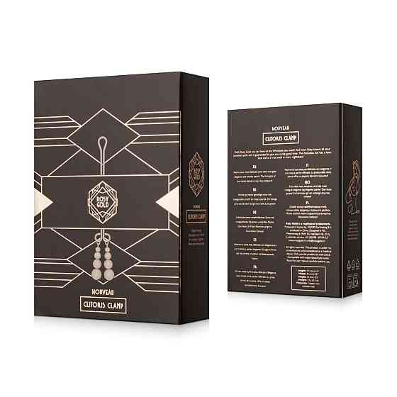 Затискач для клітора Rosy Gold - Clitoris Clamp - Subtle Weight Sex Aura Київ