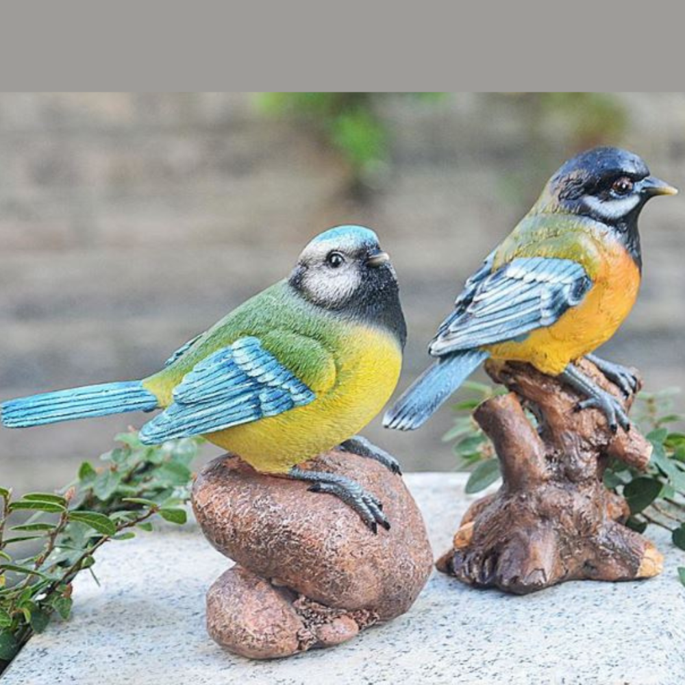 Садовая фигурка Синяя из полистоуна 12 х 12 х 6.5 см Жовто-горячий Одесса - изображение 3