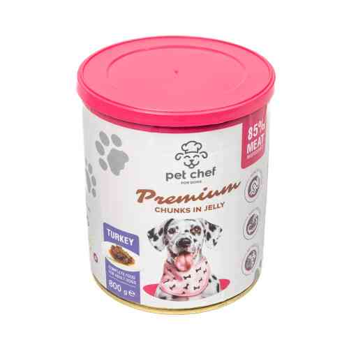 Вологий корм для собак Pet Chef з Індичкою 800 г Киев