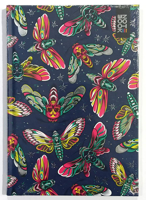 Блокнот А5/96 арк. "Аркуш""Нічні метелики" Prestige # тверда обкл.+ УФлак, тисн., 1В2757, шт Київ - фото 1