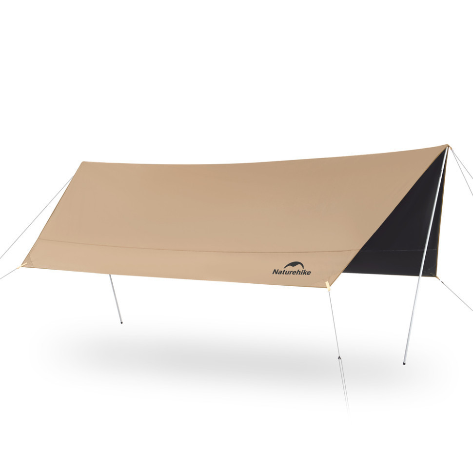 Тент-навес Naturehike CNK2350WS015 Cloud Skies Tarp Lite, 550x465 см, коричневый Киев - изображение 1