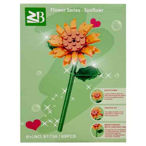 Конструктор дитячий "Sunflower" 9119A-9173A 89 деталей Вінниця